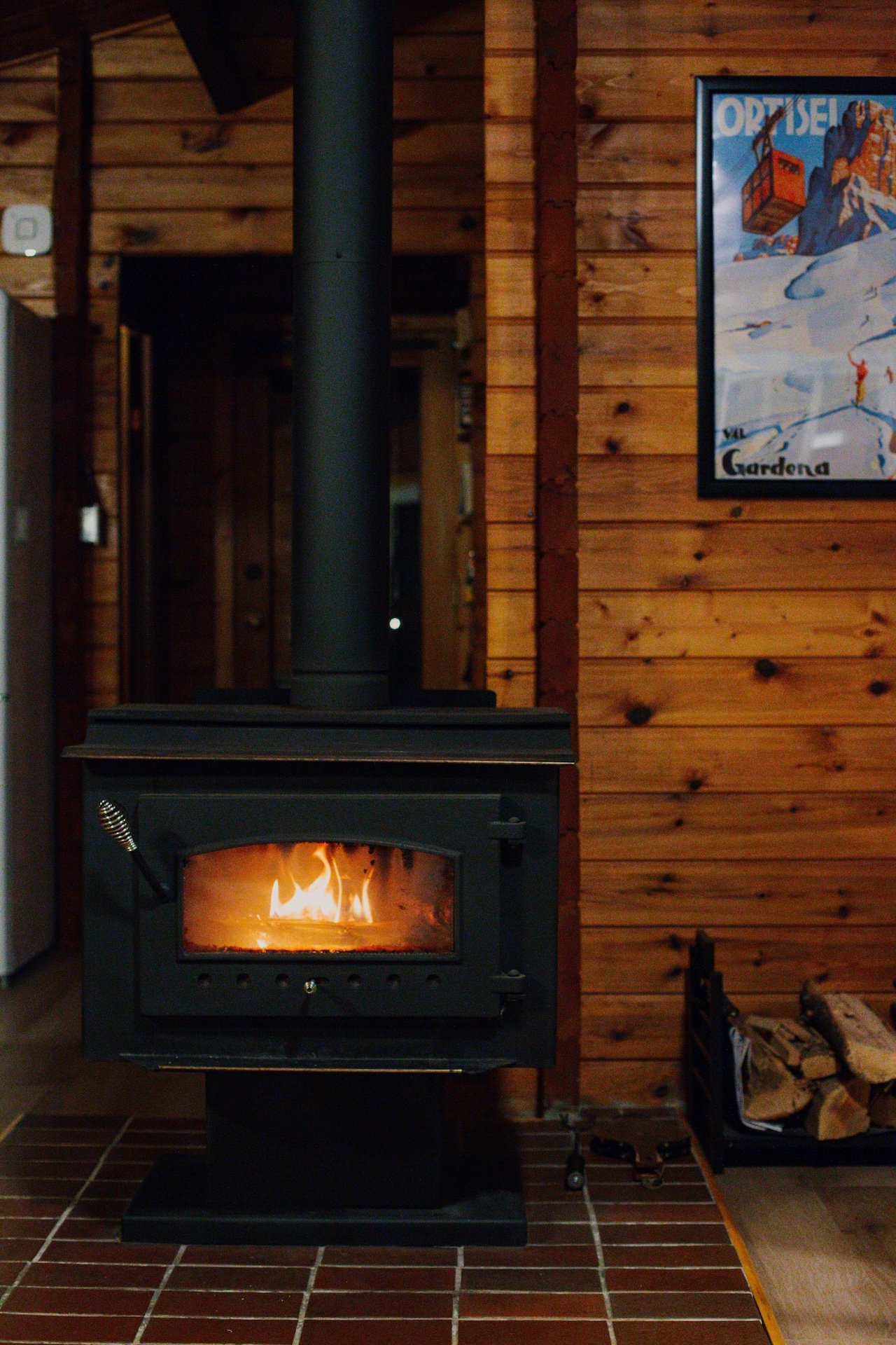 Fireplace at The Silver Clam